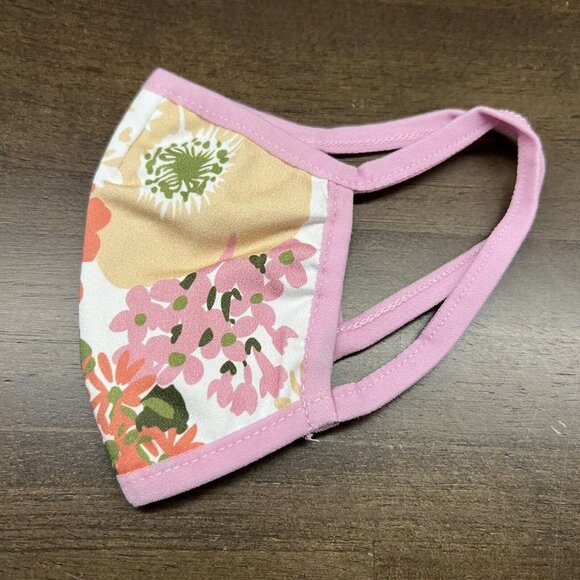Tuckernuck Children's Civilian Face Mask Blooming Floral Fabric Facial Covering - Picture 3 of 5
